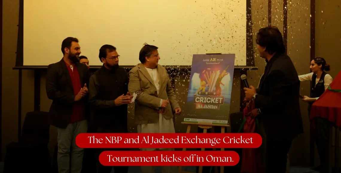 Welcoming Mr. Imran Ali, Pakistan’s ambassador to Oman and Mr. Ameer Hamza, Chairman of the Pakistan School in Oman for event for launcing cricket tournament in Oman.